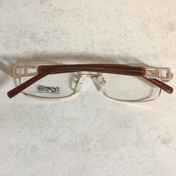 NWT Elements gold metal eyeglasses new old stock - Picture 8 of 16